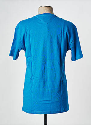 T-shirt col rond bleu TOMMY HILFIGER homme