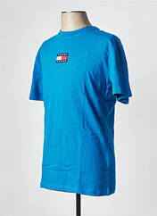 T-shirt bleu TOMMY HILFIGER pour homme seconde vue