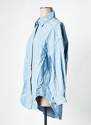 Chemisier bleu OBJECT femme
