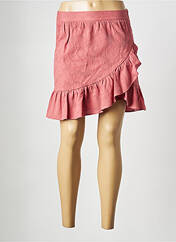 Mini-jupe rose SEE U SOON pour femme seconde vue