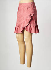 Mini-jupe rose SEE U SOON pour femme seconde vue