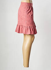 Mini-jupe rose SEE U SOON pour femme seconde vue