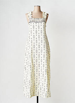 Robe longue beige B.YOUNG femme