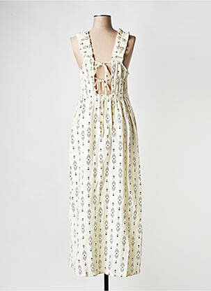 Robe longue beige B.YOUNG femme