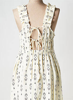 Robe longue beige B.YOUNG femme