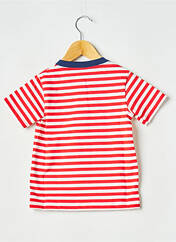 T-shirt rouge PETIT BATEAU pour garçon seconde vue