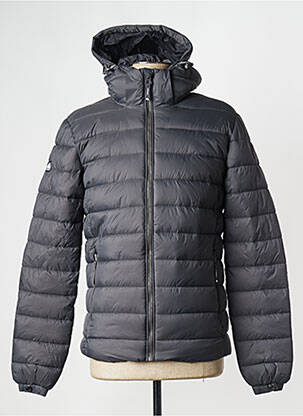 Doudoune gris SUPERDRY homme
