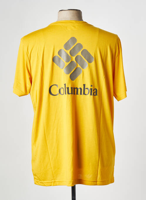 T-shirt jaune COLUMBIA pour homme