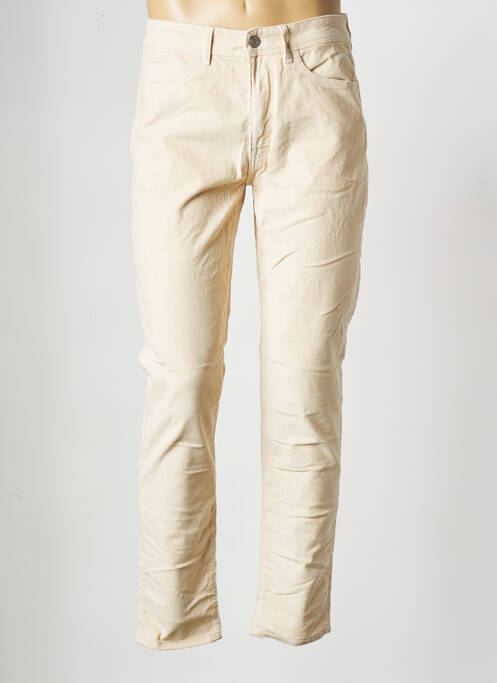Jeans coupe slim beige SELECTED pour homme