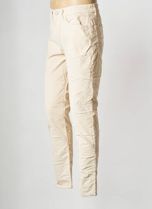 Jeans coupe slim beige SELECTED pour homme