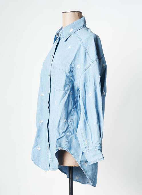 Chemisier bleu OBJECT femme