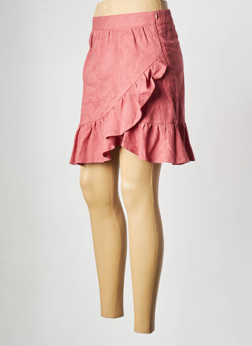 Mini-jupe rose SEE U SOON pour femme