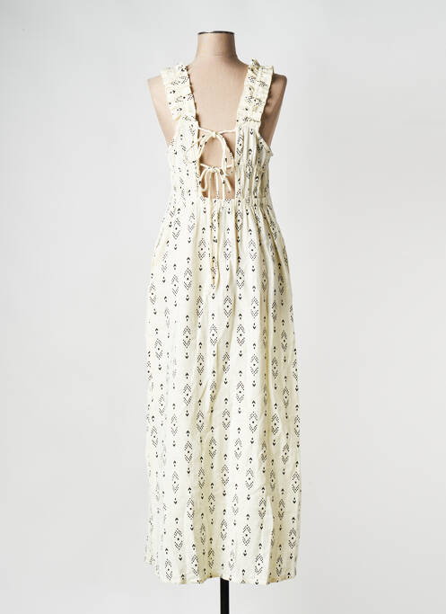 Robe longue beige B.YOUNG pour femme