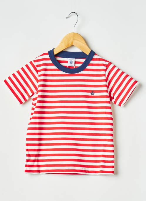 T-shirt rouge PETIT BATEAU pour garçon