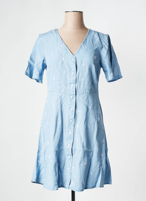 Robe courte bleu PIECES pour femme