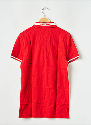 Polo rouge TOMMY HILFIGER homme