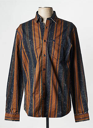 Chemise manches longues marron CARHARTT pour homme