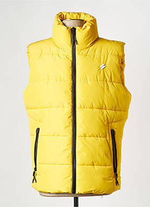 Doudoune jaune SUPERDRY homme