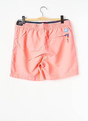 Short de bain orange SUPERDRY homme
