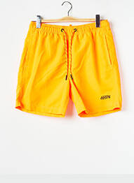Short de bain orange SUPERDRY homme