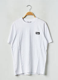 T-shirt col rond blanc FILA homme