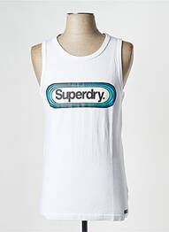 Débardeur blanc SUPERDRY homme
