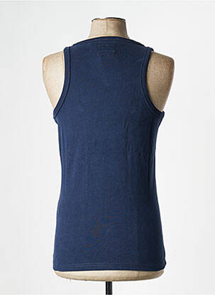 Débardeur bleu SUPERDRY homme
