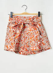 Short orange JOLIE JOLIE PAR PETITE MENDIGOTE pour femme seconde vue
