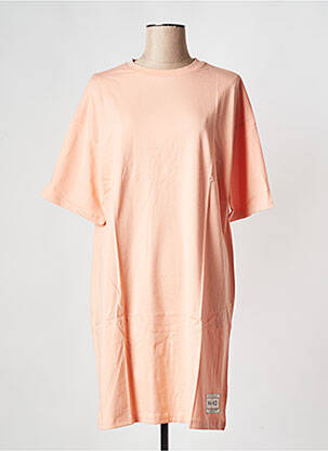 Robe courte col rond orange NA-KD femme