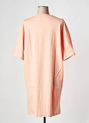 Robe courte col rond orange NA-KD femme