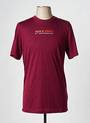 T-shirt rouge NIKE pour homme
