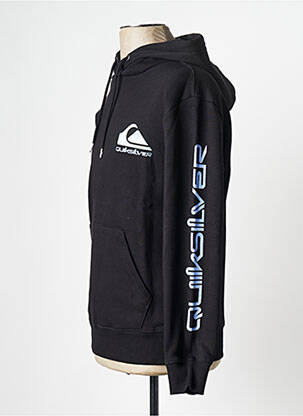 Sweat-shirt à capuche col rond blanc QUIKSILVER homme