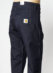 Pantalon droit bleu CARHARTT pour homme seconde vue
