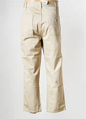 Jeans coupe large beige CARHARTT pour homme seconde vue