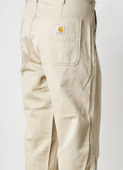 Jeans coupe large beige CARHARTT pour homme seconde vue