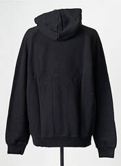 Sweat-shirt noir HUMAN WITH ATTITUDE pour homme seconde vue