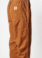 Pantalon droit marron CARHARTT pour homme seconde vue