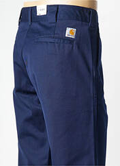 Pantalon droit bleu CARHARTT pour homme seconde vue