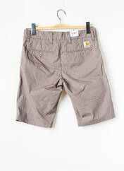 Short gris CARHARTT pour homme seconde vue