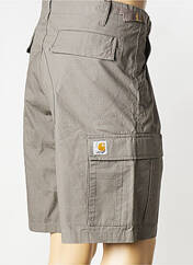 Short gris CARHARTT pour homme seconde vue