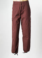 Pantalon droit marron CARHARTT pour homme seconde vue