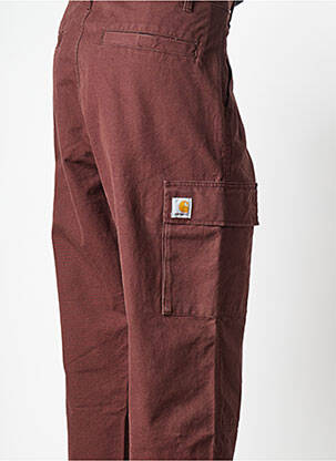 Pantalon droit marron CARHARTT homme