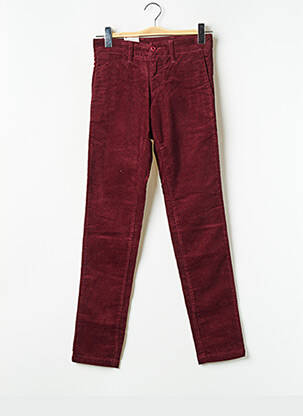 Pantalon droit violet CARHARTT homme