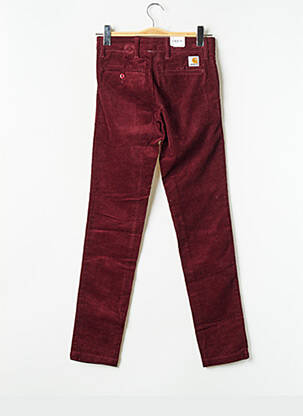 Pantalon droit violet CARHARTT homme