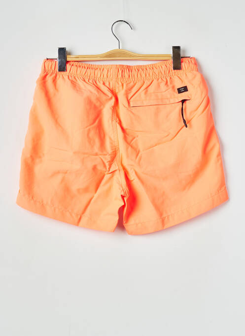 Short de bain orange SUPERDRY pour homme