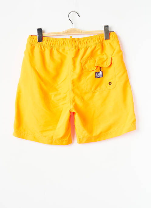 Short de bain orange SUPERDRY pour homme