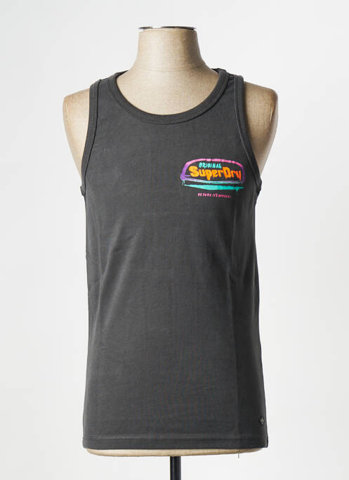 Débardeur noir SUPERDRY pour homme