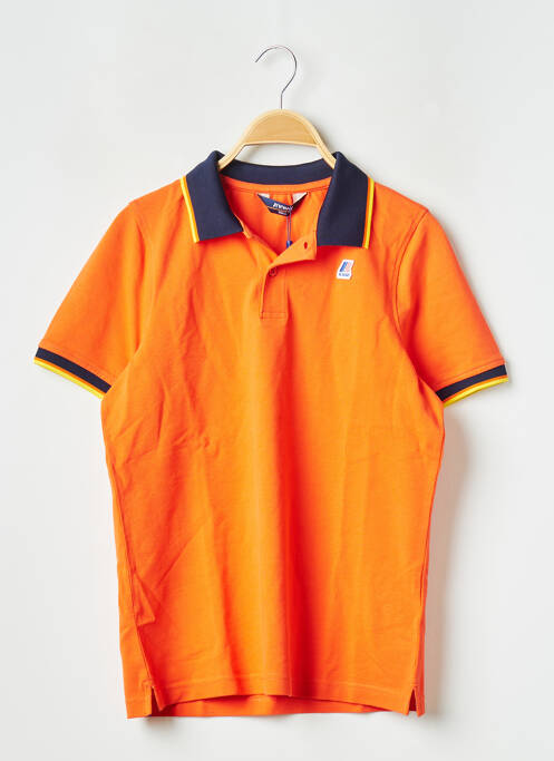 Polo orange K. WAY pour homme