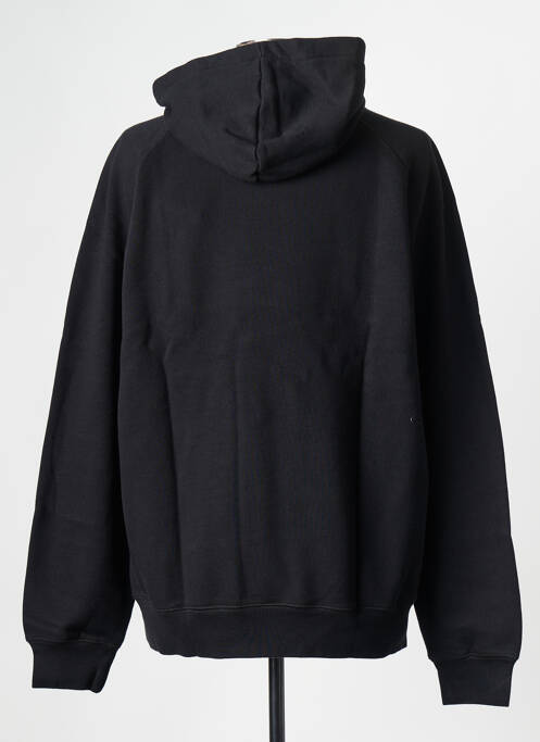 Sweat-shirt noir HUMAN WITH ATTITUDE pour homme