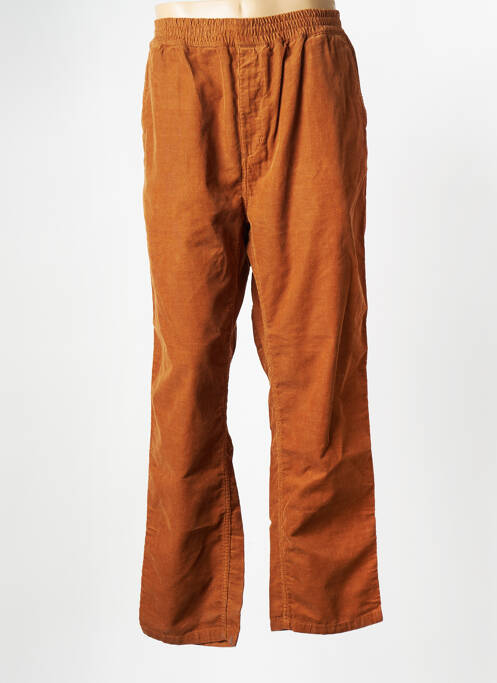 Pantalon droit marron CARHARTT pour homme